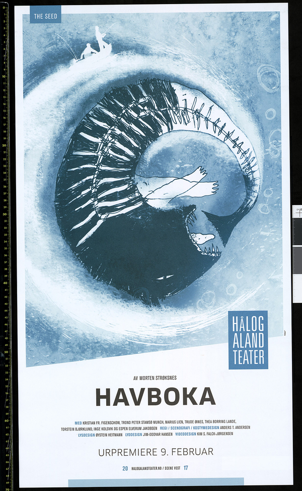 Poster for The Arctic Theatre's production of Shark Drunk (2017)